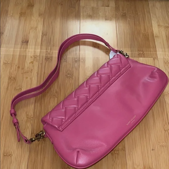 Kurt Geiger Leather Long Kensington Shoulder Crossbody Bag - Picture 7 of 11